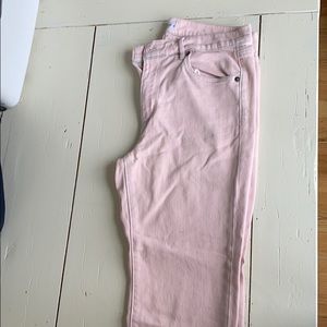 Loft soft pink denim pants